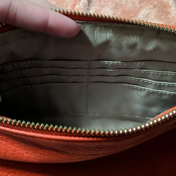 Michael Kors Red Orange Bag - Picture 8 of 10